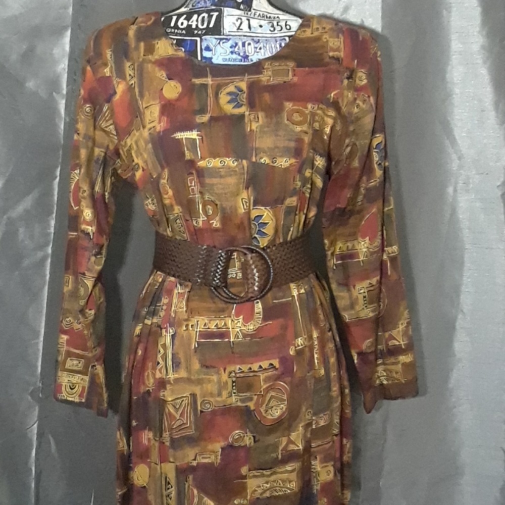 ETHNIC VINTAGE DRESS - Picture 3 of 8